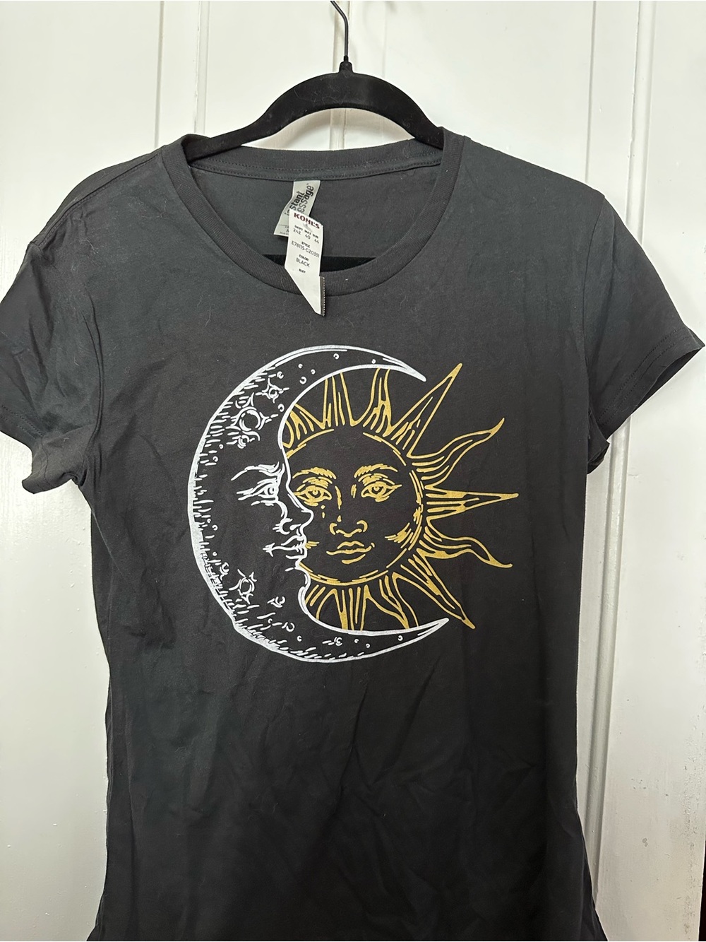 Black Graphic Sun & Moon Tee - Women NWT